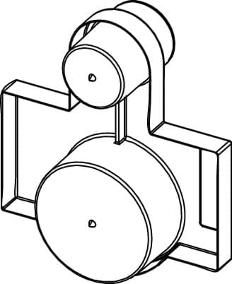 Bild von TECE TECEprofil Revisionsdeckel für WC-Modul 9820342