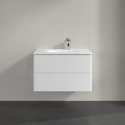 Bild von VILLEROY BOCH Antao Waschbeckenunterschrank, 2 Auszüge, 788 x 504 x 496 mm, Front ohne Struktur, White Matt Lacquer #K04000MT