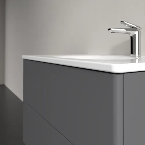 Picture of VILLEROY BOCH Antao Vanity unit, 2 pull-out compartments, 788 x 504 x 496 mm, Front without structure, Anthracite Matt Lacquer #K04000GK