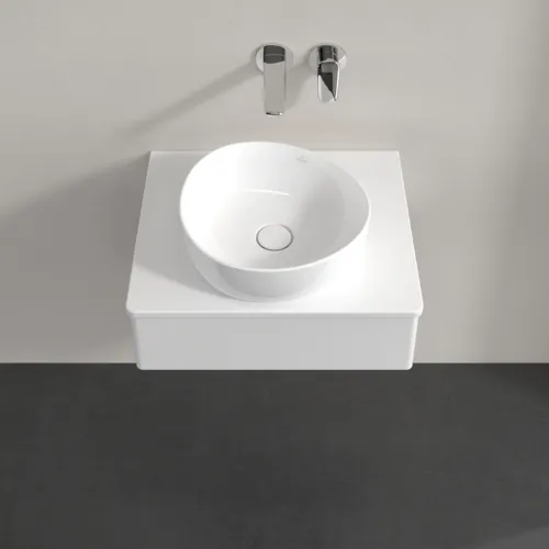 Bild von VILLEROY BOCH Antao Waschbeckenunterschrank, 1 Auszug, 600 x 190 x 500 mm, Front ohne Struktur, Glossy White Lacquer / Glossy White Lacquer #K07050GF