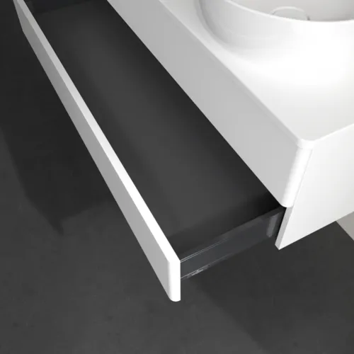 Bild von VILLEROY BOCH Antao Waschbeckenunterschrank, 2 Auszüge, 1200 x 360 x 500 mm, Front ohne Struktur, White Matt Lacquer / White Matt Lacquer #K23010MT