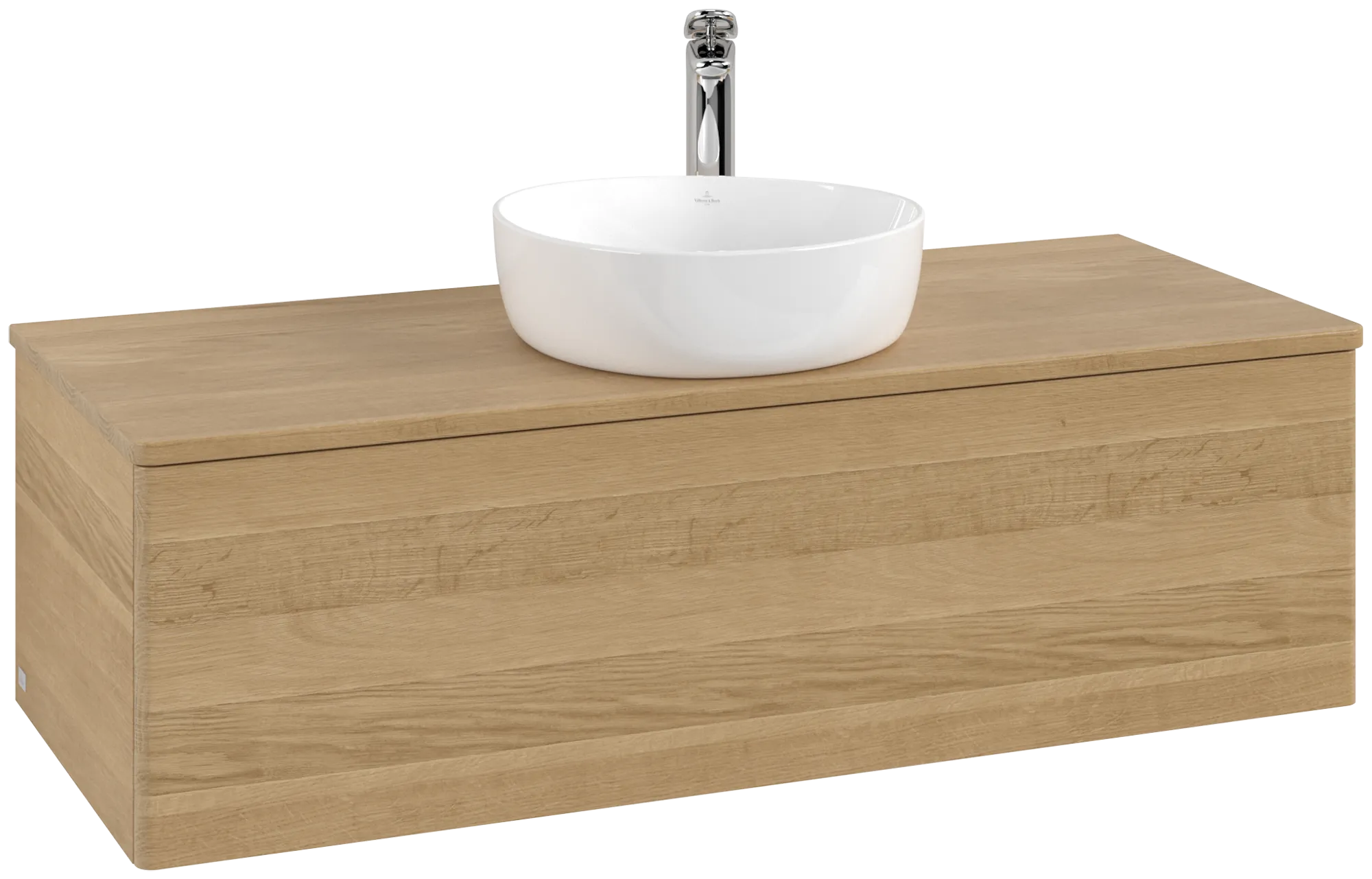 Bild von VILLEROY BOCH Antao Waschbeckenunterschrank, 1 Auszug, 1200 x 360 x 500 mm, Front ohne Struktur, Honey Oak / Honey Oak #K32051HN