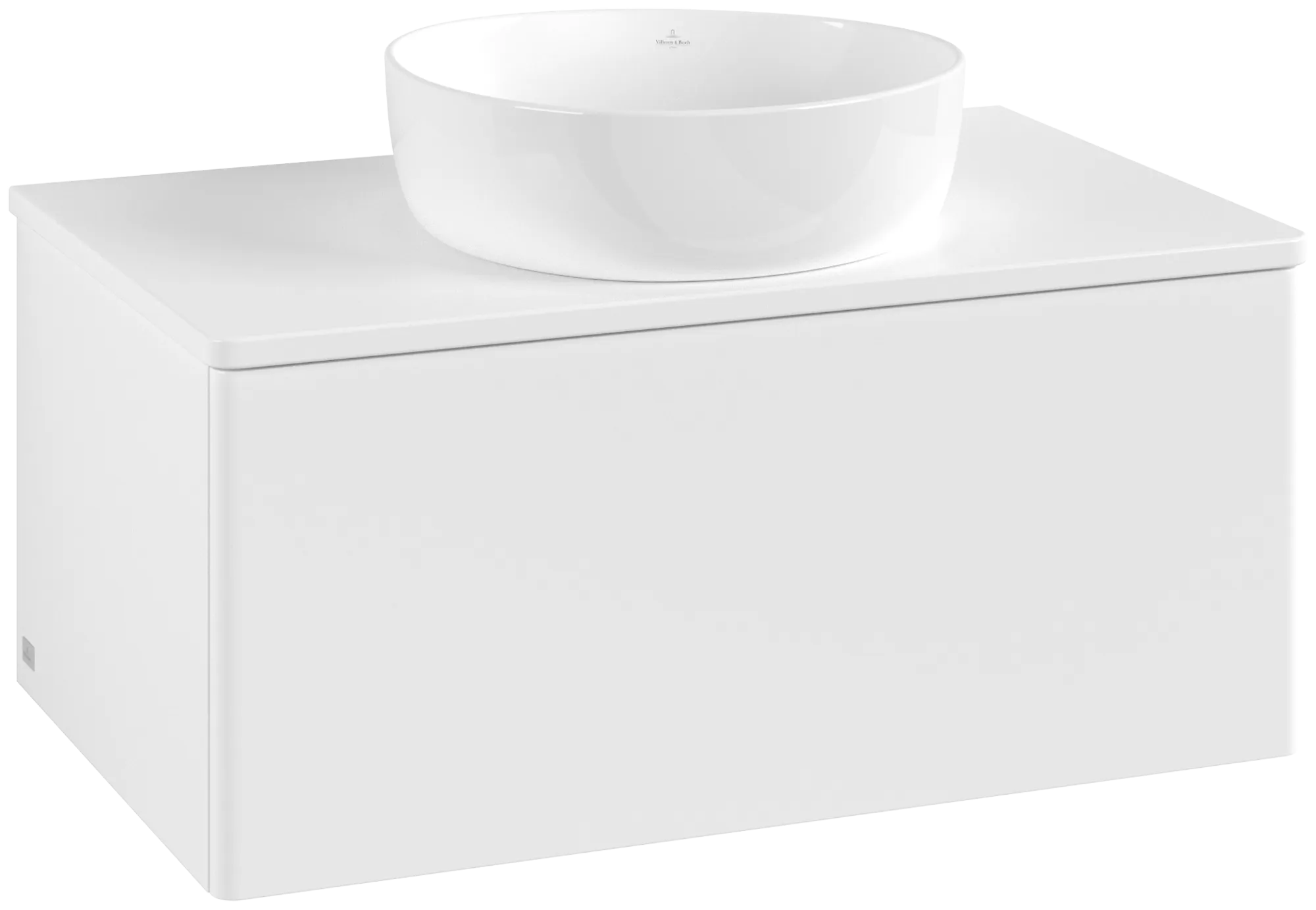 Bild von VILLEROY BOCH Antao Waschbeckenunterschrank, 1 Auszug, 800 x 360 x 500 mm, Front ohne Struktur, White Matt Lacquer / White Matt Lacquer #K30050MT