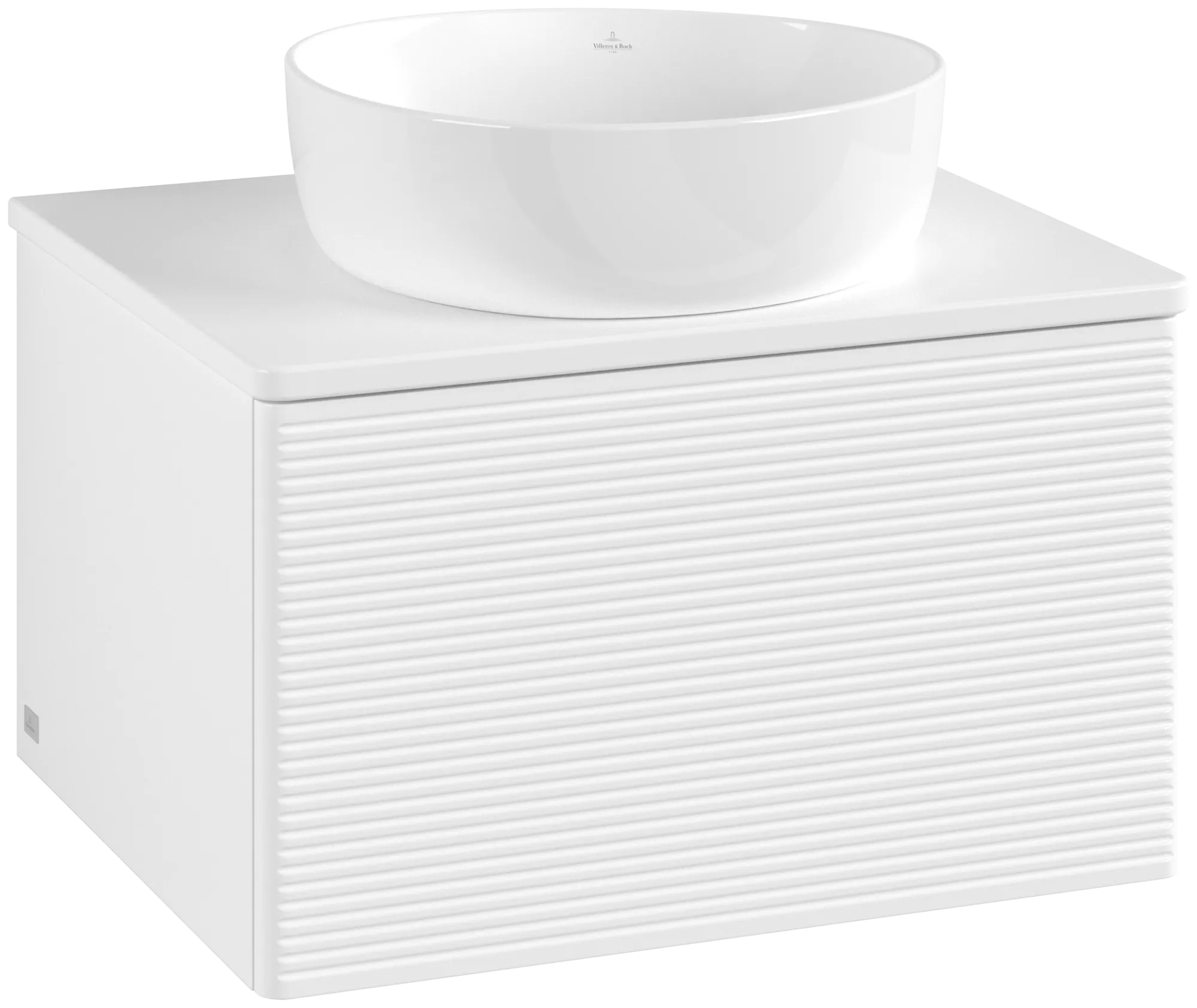 Bild von VILLEROY BOCH Antao Waschbeckenunterschrank, 1 Auszug, 600 x 360 x 500 mm, Front mit Struktur, White Matt Lacquer / White Matt Lacquer #K29150MT