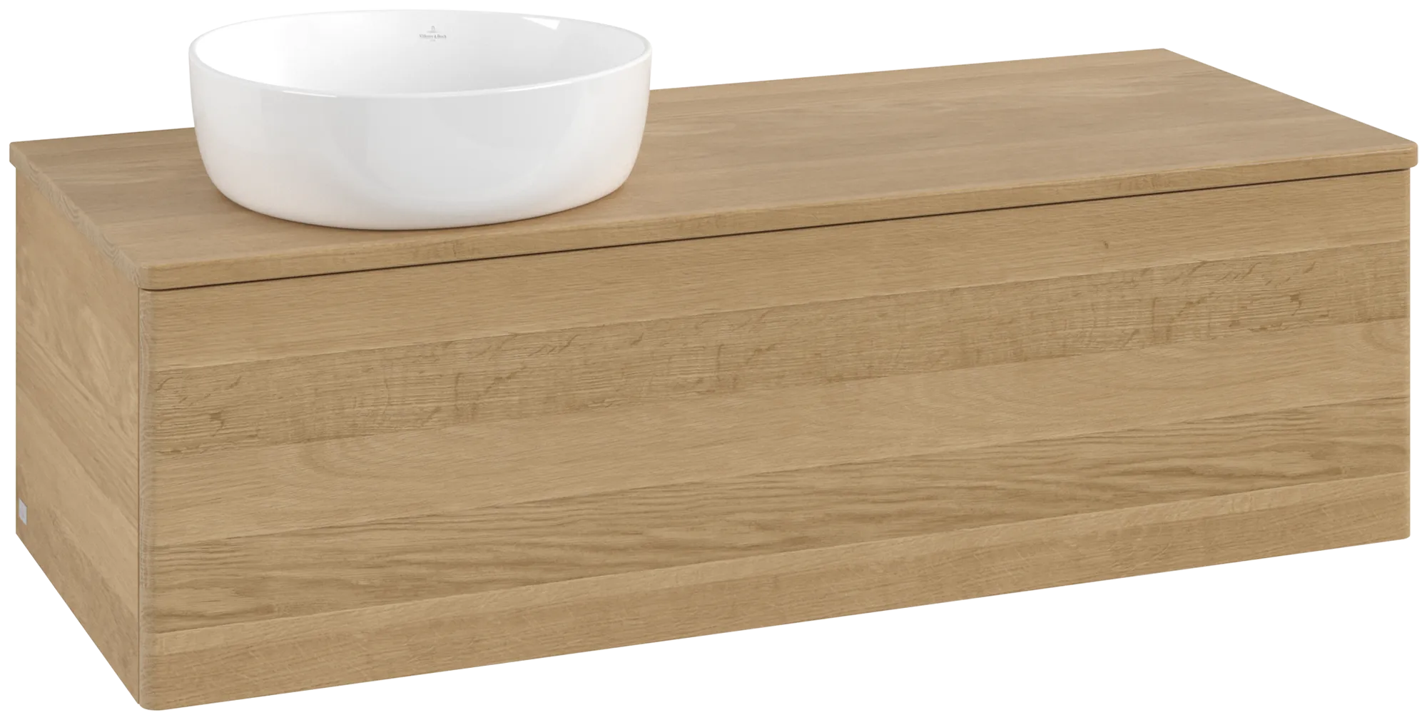 Bild von VILLEROY BOCH Antao Waschbeckenunterschrank, 1 Auszug, 1200 x 360 x 500 mm, Front ohne Struktur, Honey Oak / Honey Oak #K33011HN