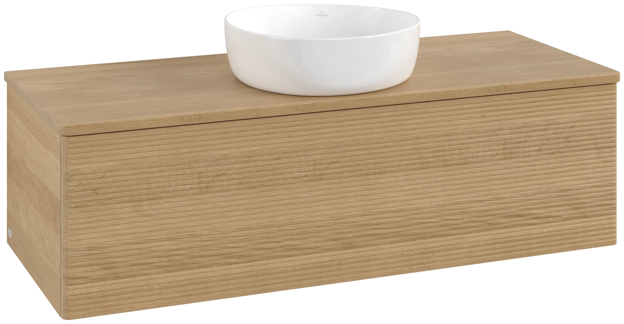 Bild von VILLEROY BOCH Antao Waschbeckenunterschrank, 1 Auszug, 1200 x 360 x 500 mm, Front mit Struktur, Honey Oak / Honey Oak #K32111HN