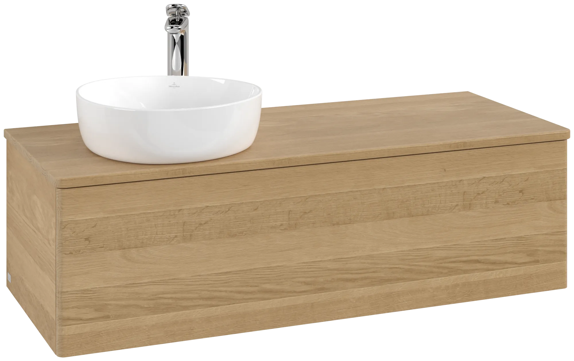 Bild von VILLEROY BOCH Antao Waschbeckenunterschrank, 1 Auszug, 1200 x 360 x 500 mm, Front ohne Struktur, Honey Oak / Honey Oak #K33051HN