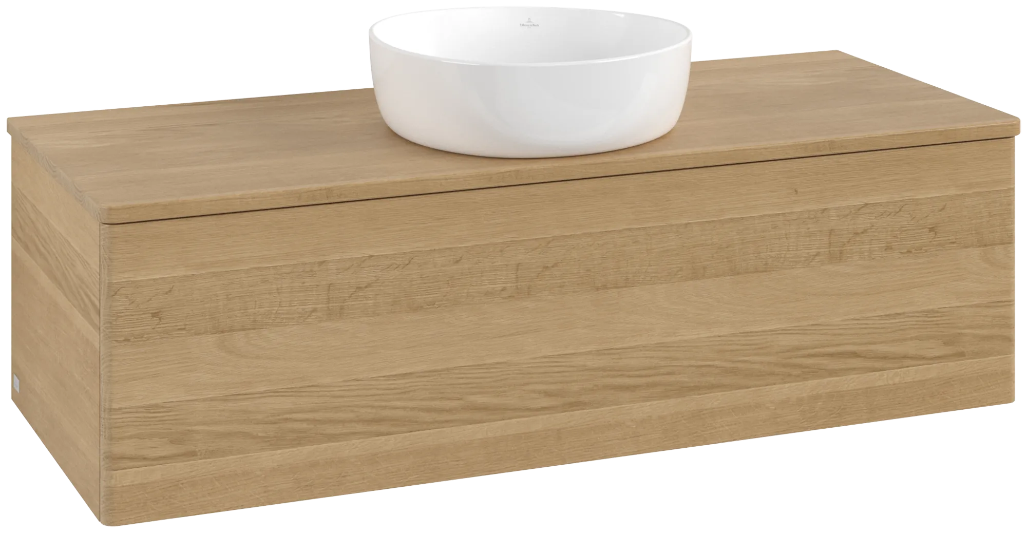 Bild von VILLEROY BOCH Antao Waschbeckenunterschrank, 1 Auszug, 1200 x 360 x 500 mm, Front ohne Struktur, Honey Oak / Honey Oak #K32011HN