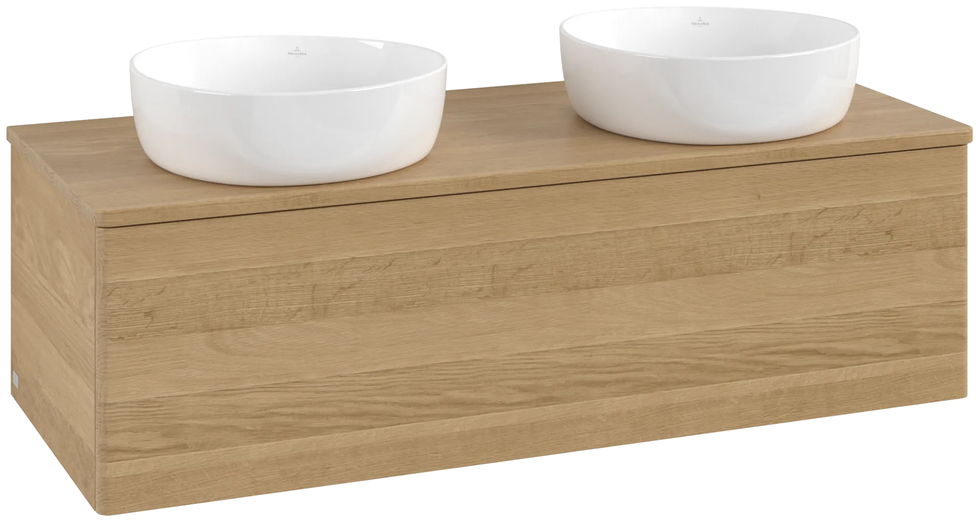 Bild von VILLEROY BOCH Antao Waschbeckenunterschrank, 1 Auszug, 1200 x 360 x 500 mm, Front ohne Struktur, Honey Oak / Honey Oak #K35011HN