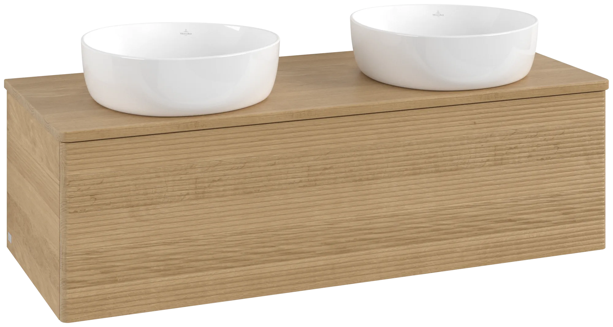 Bild von VILLEROY BOCH Antao Waschbeckenunterschrank, 1 Auszug, 1200 x 360 x 500 mm, Front mit Struktur, Honey Oak / Honey Oak #K35111HN