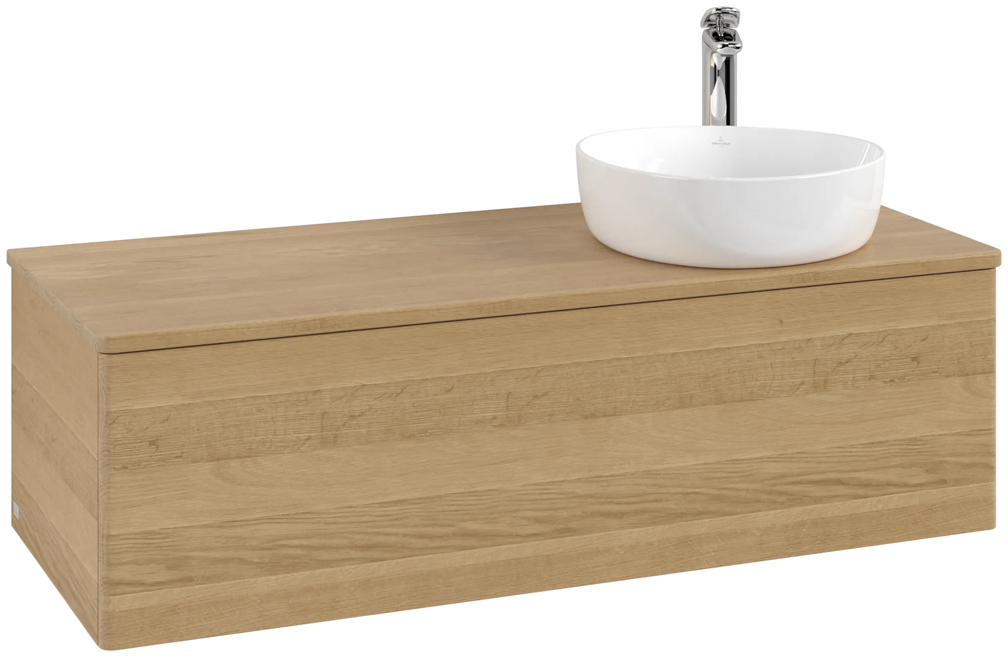 Bild von VILLEROY BOCH Antao Waschbeckenunterschrank, 1 Auszug, 1200 x 360 x 500 mm, Front ohne Struktur, Honey Oak / Honey Oak #K34051HN