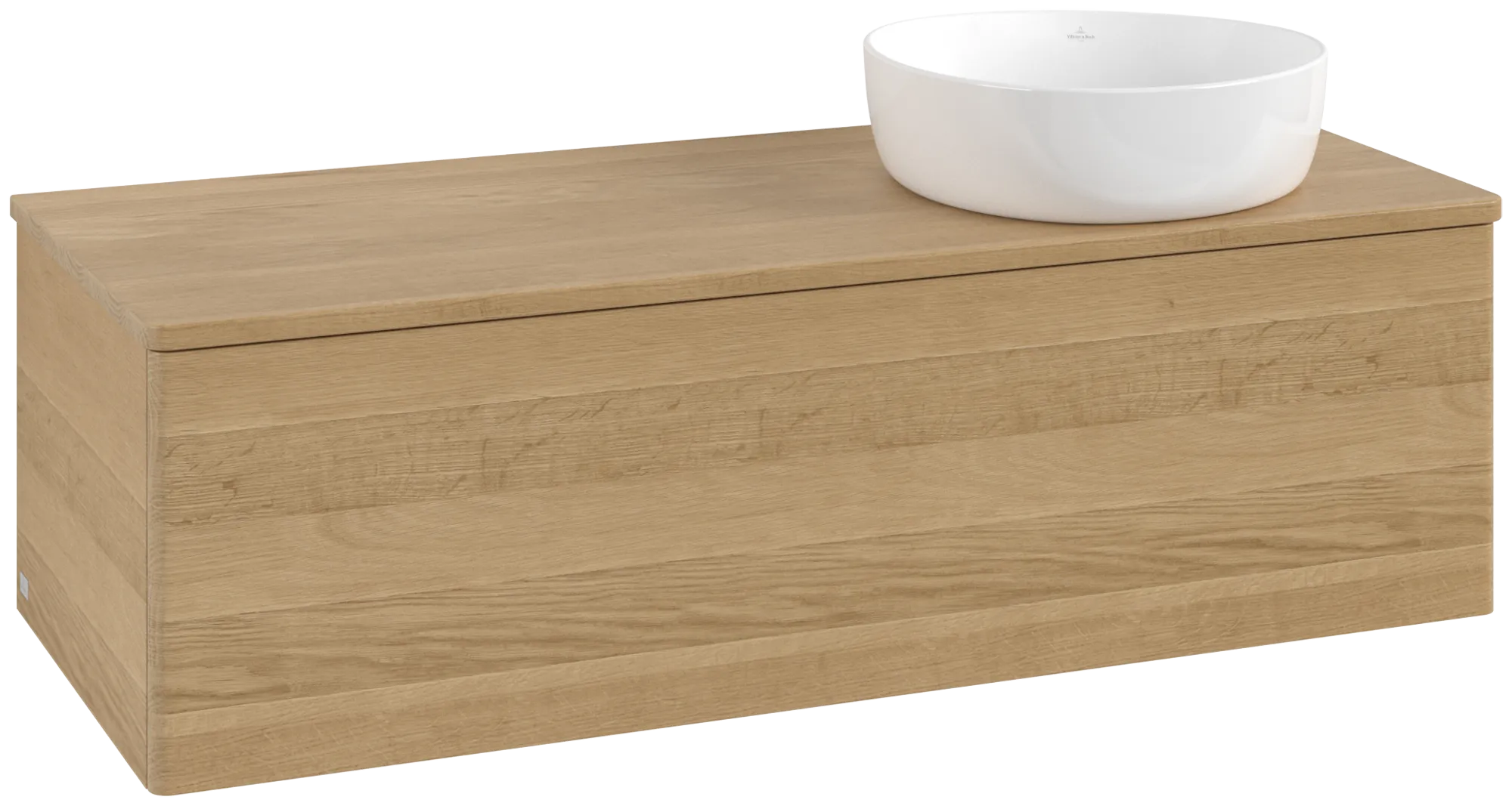 Bild von VILLEROY BOCH Antao Waschbeckenunterschrank, 1 Auszug, 1200 x 360 x 500 mm, Front ohne Struktur, Honey Oak / Honey Oak #K34011HN
