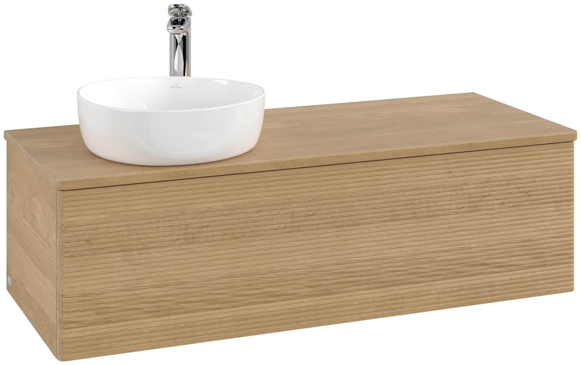 Bild von VILLEROY BOCH Antao Waschbeckenunterschrank, 1 Auszug, 1200 x 360 x 500 mm, Front mit Struktur, Honey Oak / Honey Oak #K33151HN