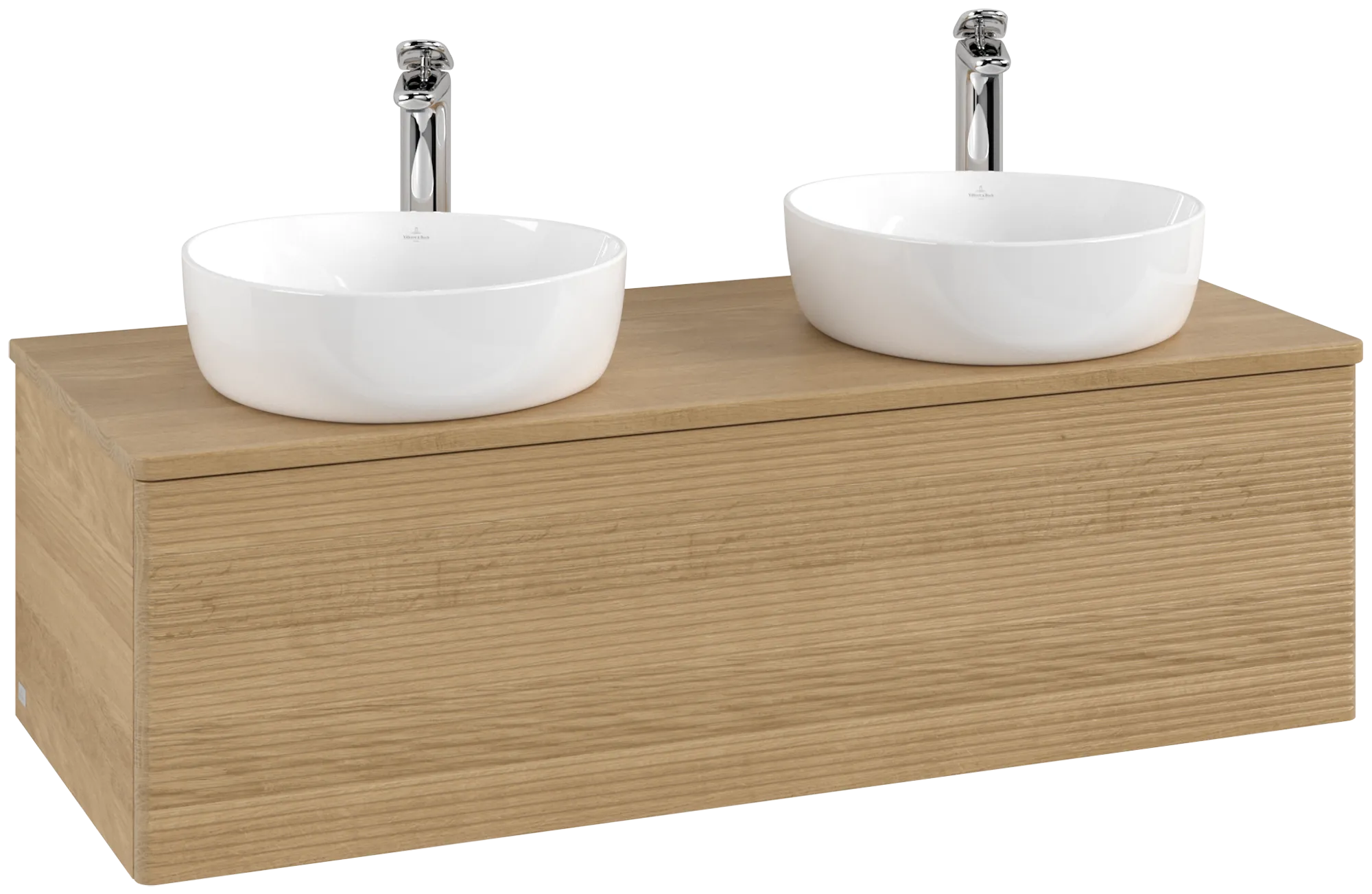 Bild von VILLEROY BOCH Antao Waschbeckenunterschrank, 1 Auszug, 1200 x 360 x 500 mm, Front mit Struktur, Honey Oak / Honey Oak #K35151HN