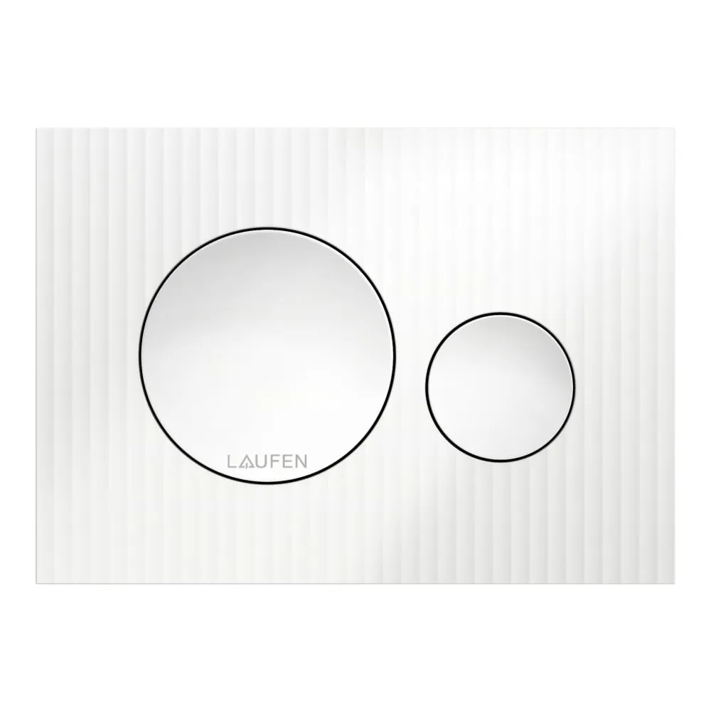 Bild von LAUFEN INEO Betätigungsplatte INEO MOONDANCE 203 x 6 x 145 mm #H9001167160001 - 716 - Kunststoff mit Oberfläche schwarz matt