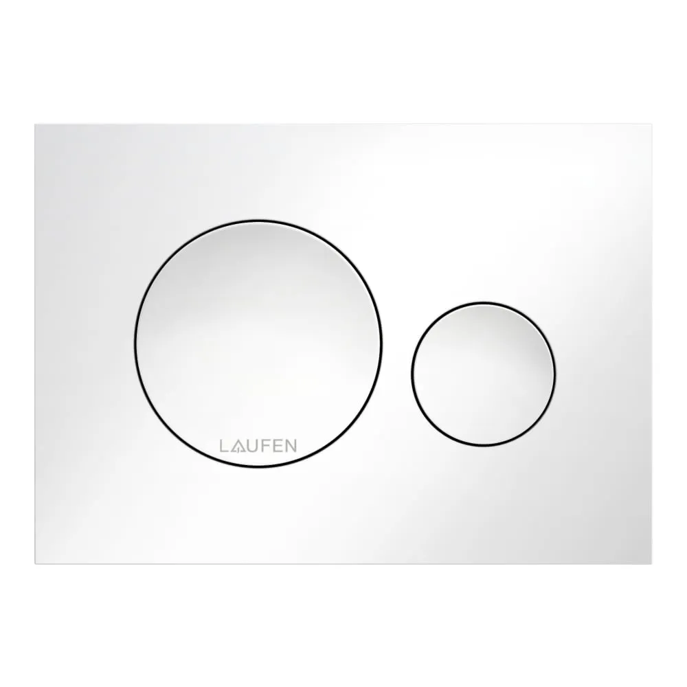 Bild von LAUFEN INEO Betätigungsplatte INEO MOON 203 x 6 x 145 mm #H9001147160001 - 716 - Kunststoff mit Oberfläche schwarz matt
