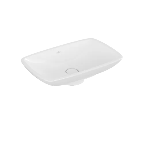 Bild von VILLEROY BOCH Loop & Friends Aufsatzwaschbecken, 585 x 380 x 110 mm, Weiß Alpin CeramicPlus, ohne Überlauf #515401R1