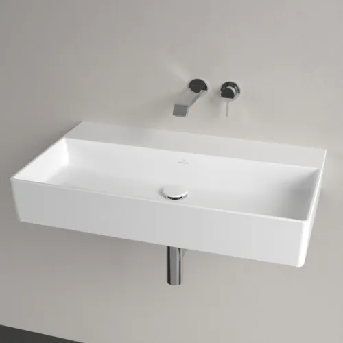 Bild von VILLEROY BOCH Memento 2.0 Waschbecken, 800 x 470 x 140 mm, Weiß Alpin CeramicPlus, ohne Überlauf #4A2283R1