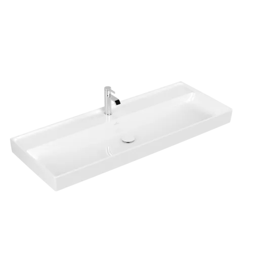 Bild von VILLEROY BOCH Collaro Schrankwaschtisch, 1200 x 470 x 160 mm, Weiß Alpin CeramicPlus, ohne Überlauf #4A33C2R1