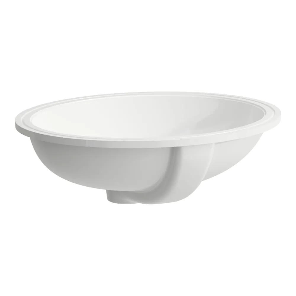Obrázek LAUFEN SAVOY Vestavné umyvadlo, oválné, broušená horní část 500 x 416 x 180 mm #H8189437571551