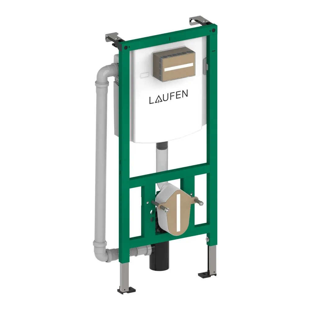Bild von LAUFEN INEO INEOLINK Installationselement mit Spülkasten für Wand-WC, mit Belüftungsventil für Ablauf 500 x 135 x 1120 mm #H9201160000001
