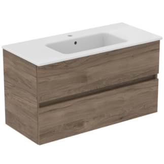 Bild von IDEAL STANDARD Eurovit+ Waschtisch-Paket #R0575Y9 - nussbaum geflammt