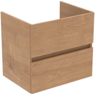 Bild von IDEAL STANDARD Eurovit+ Möbelwaschtischunterschrank 600x440mm, mit 2 Softclose Auszügen #R0259Y8 - Hamilton eiche