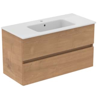 Bild von IDEAL STANDARD Eurovit+ Waschtisch-Paket #R0575Y8 - Hamilton eiche