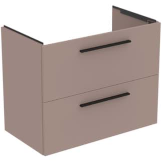 Bild von IDEAL STANDARD i.life A Möbelwaschtischunterschrank 800x440mm, mit 2 Softclose Auszügen #T5256NH - Greige