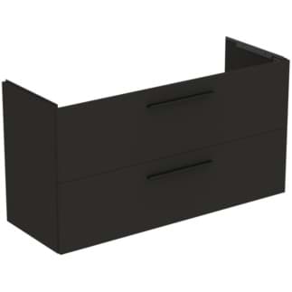 Bild von IDEAL STANDARD i.life A Möbelwaschtischunterschrank 1200x440mm, mit 2 Softclose Auszügen #T5258NV - Carbongrau