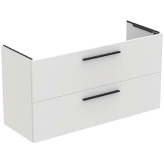 Bild von IDEAL STANDARD i.life A Möbelwaschtischunterschrank 1200x440mm, mit 2 Softclose Auszügen #T5258DU - Weiß