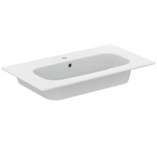 Bild von IDEAL STANDARD i.life A Möbelwaschtisch 840x460mm, mit 1 Hahnloch, mit Überlaufloch (rund) #T462001 - Weiß (Alpin)