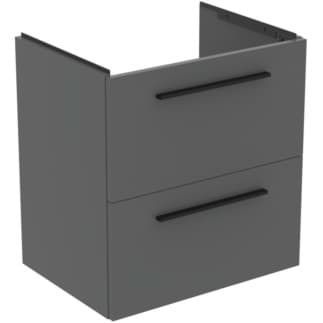 Bild von IDEAL STANDARD i.life A Möbelwaschtischunterschrank 600x440mm, mit 2 Softclose Auszügen #T5255NG - Quarzgrau