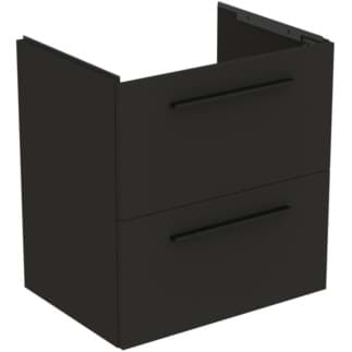 Bild von IDEAL STANDARD i.life A Möbelwaschtischunterschrank 600x440mm, mit 2 Softclose Auszügen #T5255NV - Carbongrau