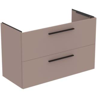 Bild von IDEAL STANDARD i.life A Möbelwaschtischunterschrank 1000x440mm, mit 2 Softclose Auszügen #T5257NH - Greige