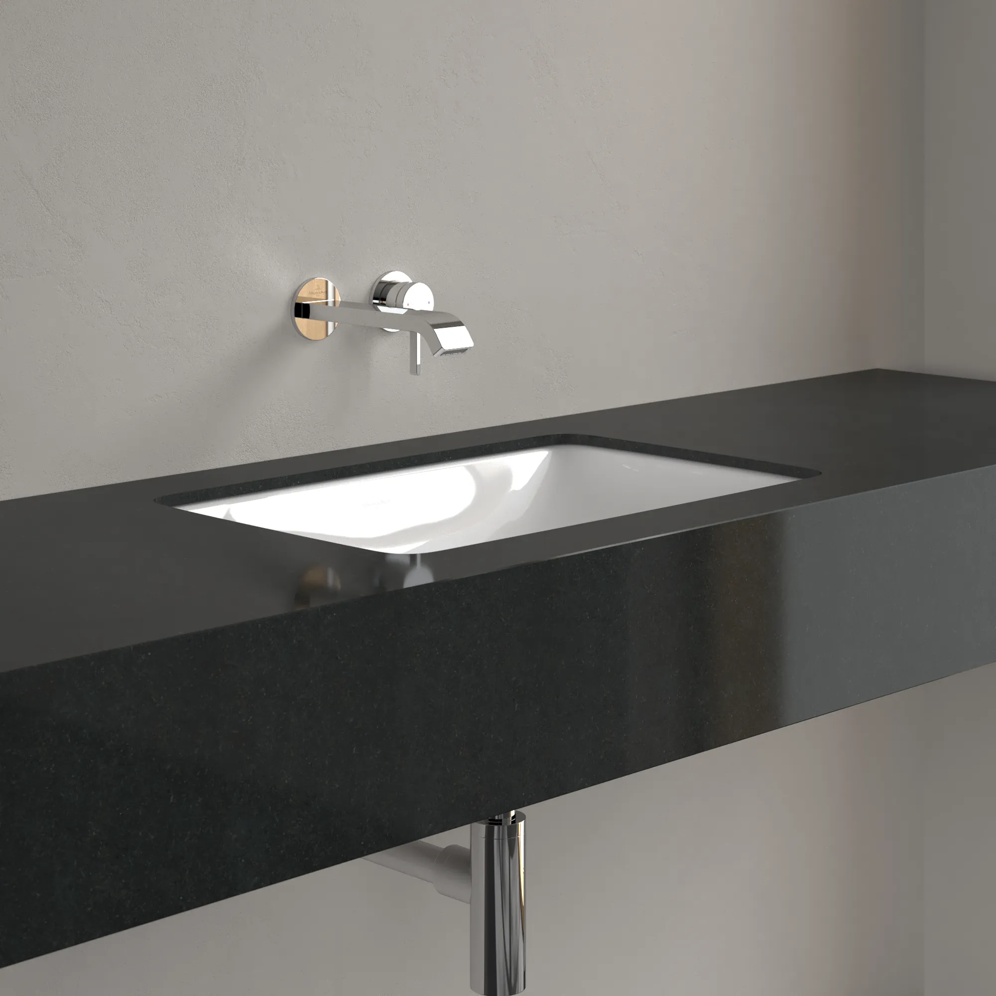 Bild von VILLEROY BOCH Loop & Friends Unterbauwaschbecken, 540 x 340 x 190 mm, Weiß Alpin, mit Überlauf #4A570001