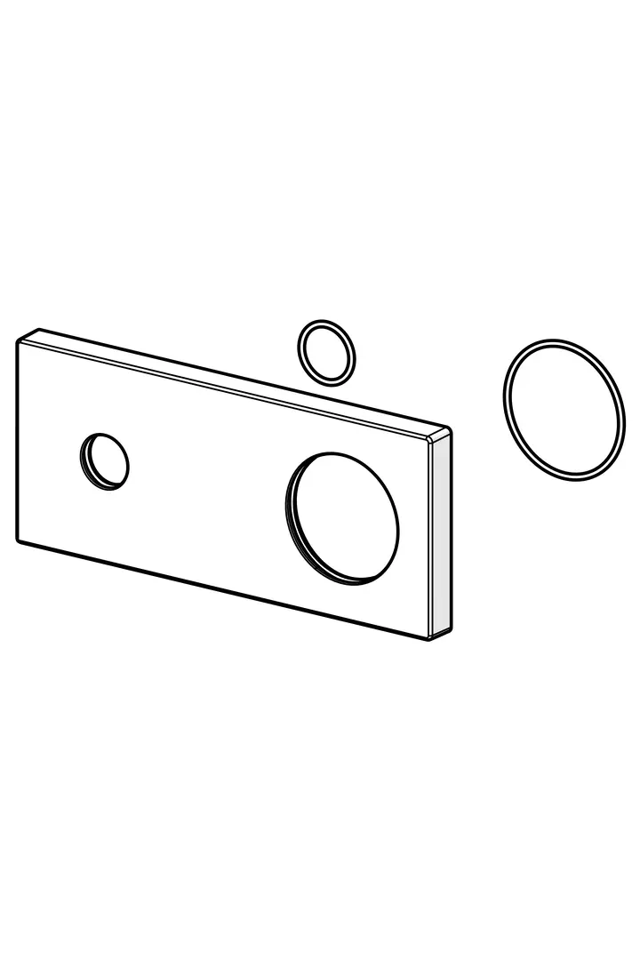 Bild von HANSA Oras Group Abdeckplatte, 175x75 mm #1008244V
