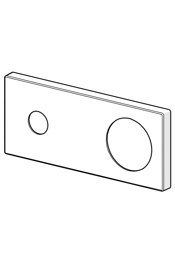 Bild von HANSA Oras Group Abdeckplatte, 175x75 mm #1012277V