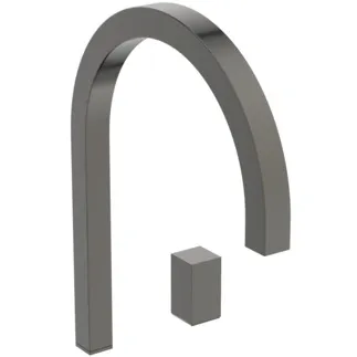 Picture of IDEAL STANDARD Solos sequential basin mixer with square spout, magnetic grey #A7831A5 - Magnetic Grey