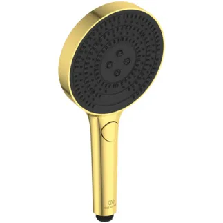 Picture of IDEAL STANDARD Solos round 130mm 3 function handspray, brushed gold #A7896A2 - Brushed Gold