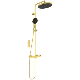 Obrázek IDEAL STANDARD Povrchový sprchový systém Ceratherm T125+ #A7689A2 - Brushed Gold