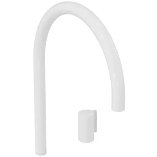 Picture of IDEAL STANDARD Solos sequential basin mixer with round spout, gloss white #A7830AC - White