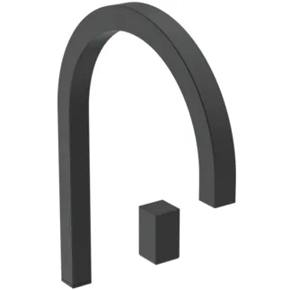 Picture of IDEAL STANDARD Solos sequential basin mixer with square spout, silk black #A7831XG - Silk Black