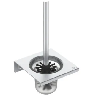 Picture of IDEAL STANDARD Aluminium+ toilet brush set #BD593SI