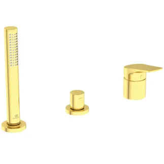 Obrázek IDEAL STANDARD La Dolce Vita 3-otvorová vanová baterie pro okraj vany #BD670A2 - Brushed Gold