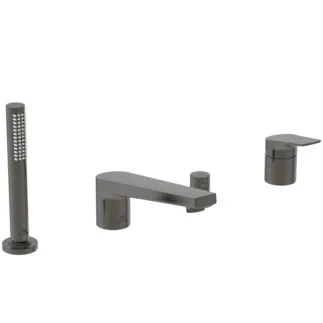 Obrázek IDEAL STANDARD La Dolce Vita 4-otvorová vanová baterie pro okraj vany, průmět 120 mm #BD671A5 - Magnetic Grey