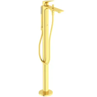Obrázek IDEAL STANDARD Volně stojící vanová baterie La Dolce Vita, průmět 204 mm #BD673A2 - kartáčované zlato