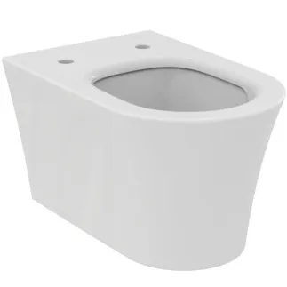 Picture of IDEAL STANDARD La Dolce Vita wall mounted toilet bowl with horizontal outlet and Aquablade flush technology #E263401 - White