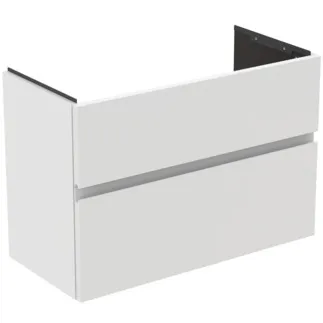 Picture of IDEAL STANDARD Finesse 80cm x 38cm wall mounted vanity unit with 2 drawers, amtt white #E3380Y1 - Matt White
