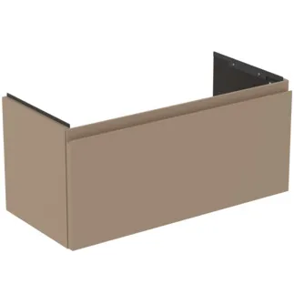 Picture of IDEAL STANDARD Finesse 80cm x 38cm wall mounted vanity unit with 1 drawer, matt griege #E3377UP - Matt Greige